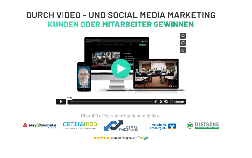 Warum Videos und Filme auf deiner Webseite SEO verbessern