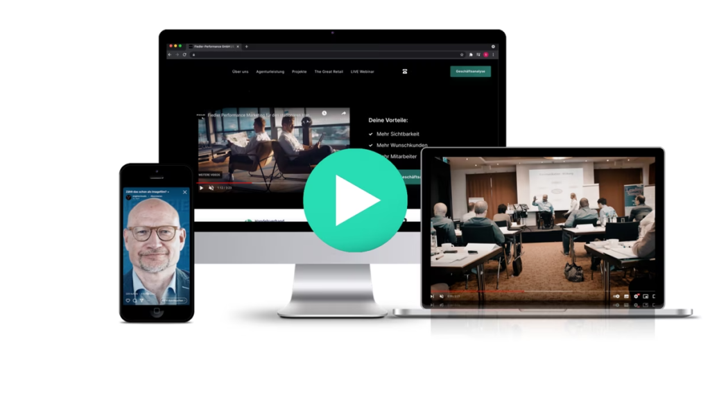 Filmproduktion Freiburg, Einsatzgebiet von Filmen und Videos auf dem Bildschirm